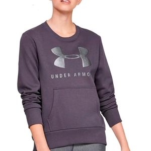UNDER ARMOUR Fleece Logo Crew Neck Sweatshirt